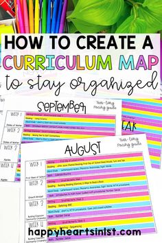 Get organized and streamline your planning with this Editable Curriculum Map Template and Month-by-Month Pacing Guide! Mapping out your curriculum for the year keeps you on track and makes weekly lesson planning less time consuming and much more simple! Creating a curriculum map is easy and beautiful with this color-coded editable template! Grade 1 Lesson Plan, Second Grade Classroom, Curriculum Map, Elementary Physical Education, Teaching Lessons Plans, Pacing Guide, Classroom Planning, First Grade Lessons, Homeschool Lesson Plans