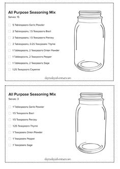 the instructions for how to make a mason jar