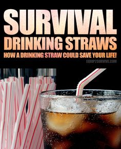 DIY Survival Drinking Straw Containers on STEROIDS!! Learn how to make them yourself quickly and easily and you'll be storing all kinds of small objects and substances in these air/water tight little containers you can make with a lighter and a multitool!! Emergency Planning, Diy Survival, Survival Kits, Emergency Plan, Drinking Straw