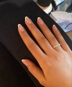 Simple Gel Nails, French Tip Acrylic Nails, French Acrylic Nails, Work Nails, Classy Acrylic Nails, Pretty Acrylic Nails, Chic Nails