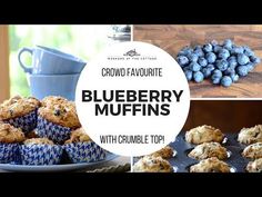 blueberry muffins with crumble top recipe