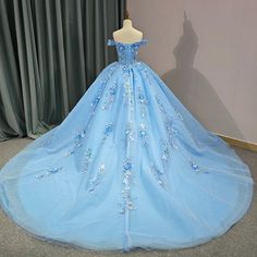 Knot Board, Princess Era, Princess Evening Dress, Structured Corset, Evening Dresses With Sleeves, Blue Ball, Quinceanera Dress