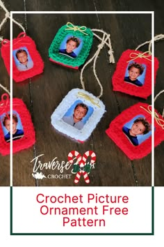 crochet picture ornament free pattern