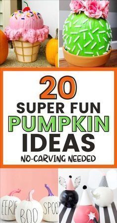 20 super fun pumpkin ideas no carving needed