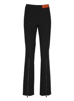 66% Polyester, 28% Viscose, 6% Elastane Fitted Pants With Zip Fly, Fitted Full-length Pants With Zip Fly, Fitted Full Length Pants With Zip Fly, Chic Fitted Bottoms With Zip Fly, Fitted Wide-leg Bottoms, Formal Fitted Bottoms With Zip Fly, Elegant Formal Bottoms With Zipper Closure, Fitted Elastane Pants With Zip Fly, Classic Fitted Bottoms With Zipper Closure