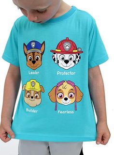 Paw Patrol Boys Girls Toddler Short Sleeve Tee T-Shirt #pawpatrol #pawpatrolthemovie #pawpatrolmovie #kids #toddler #tshirt #tee #amazon #shopamazon #amazonprime #yankeetoybox #gift #christmas #holiday #stocking #stockingstuffer New York Yankees Outfit, Yankees Outfit, Toddler Boy Costumes, Yankees Baby, Disney Baby Clothes, Girls Tshirt, Kids Gear, Boy Costumes