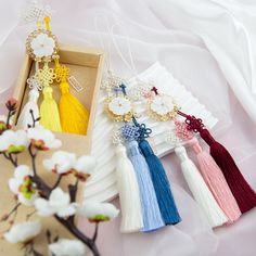 # As permeating into everyday life, wear hanbok wear Soosulhwa 💛 About 'Soosulhwa' SooSulhwa is a "handmade" modern hanbok company that makes hanbok designed with everyday comfort and beauty that fits the current trend. 💛 About Norigae 🎁 It's the only work that you can't see anywhere with its unique design of Soosulhwa. 🎁 In domestic workshops, Korean craftsmen make every single sweat of handcrafted work and show off their high quality. 🎁 It's a more stylish hanbok accessory if you wear it Traditional Spring Wedding Hanbok, Korea Traditional, Modern Hanbok, Korean Design, Bridesmaid Accessories, Handmade Modern, Bridesmaids Gifts, Gift Accessories, Three Color