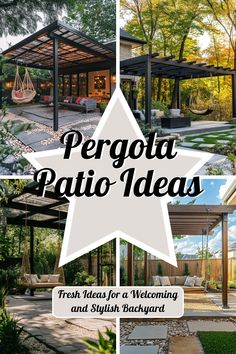 pergola patio ideas fresh ideas for a welcoming and stylish backyard