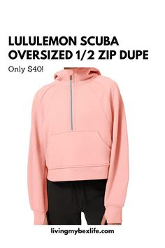 lululemon Scuba Oversized 1/2 Zip Hoodie Dupe for only $40! | lululemon outfit, lululemon scuba half zip, lululemon scuba hoodie, athleisure outfits, athleisure, athleisure outfits winter Lululemon Scuba Half Zip, Athleisure Outfits Winter, Scuba Half Zip, Lululemon Outfit, Cropped Quarter Zip, Lululemon Outfits, Quarter Zip Hoodie, Lululemon Scuba Hoodie, Scuba Hoodie