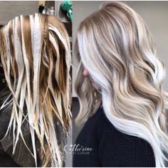 Blonde Ombré, Fancy Hair, Blonde Lace Front Wigs, Haircut Styles, Frontal Hairstyles, Balayage Hair Blonde, Blonde Hair Looks, Colour Ideas, White Blonde