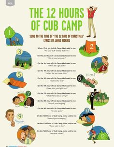 the 12 hours of club camp poster