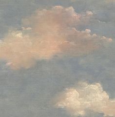 an oil painting of clouds in the sky