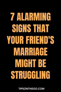 Marriage challenges can be tough to witness. If your friend exhibits signs like emotional withdrawal or decreased communication with their partner, it could indicate deeper issues. Recognizing these signs allows you to offer support and encouragement during a difficult time. Your presence can make a significant difference in their journey. #MarriageSupport #Friendship #RelationshipAdvice #MarriageIssues #Support Emotional Withdrawal, Controlling Relationships, Marriage Challenge, Marriage Issues, Successful Marriage, Marriage Is