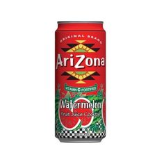 arizona watermelon fruit juice can