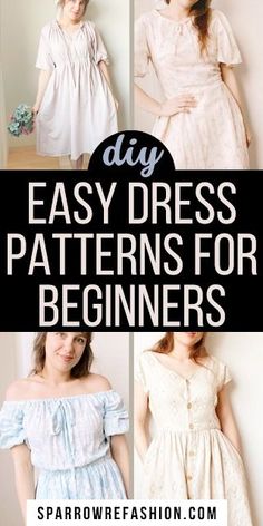 the easy dress patterns for beginners