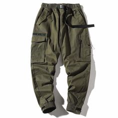 Streetwear Overalls, Pants For Men Casual, Male Streetwear, Sweatpants Streetwear, Techwear Pants, Pants Male, Black Pants Men, Baggy Cargo Pants, Cargo Joggers