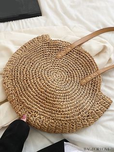 Casual Large-capacity Straw Bag For Vacation, Casual Large Capacity Straw Bag For Vacation, Large Capacity Casual Straw Bag For Vacation, Beige Crochet Bucket Bag For Vacation, Large Capacity Bucket Beach Bag For Summer, Trendy Bucket Beach Bag For Vacation, Trendy Bucket Shape Beach Bag For Vacation, Casual Summer Crochet Bucket Bag, Summer Casual Crochet Bucket Bag