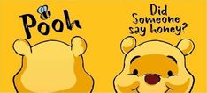 winnie the pooh and pooh from winnie the pooh are both saying pooh