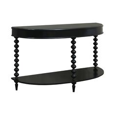 Elk Home - 7119508 - Table - Modern America - Grain De Bois Noir Classic Console Table, Console Table Modern, Demilune Table, Round Accent Table, Wood Composite, Contemporary Room, Curtain Hardware, Wood Console Table, Wood Console