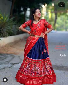 New Trending Half Sarees, Half Saree Blouse Designs Back Neck, Latest Crop Top Designs For Lehenga, Fancy Sarees With Price, Traditional Lehenga, Fancy Lehenga, Hair Style On Saree, Bridal Sarees South Indian