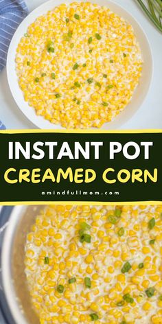 Add this Instant Pot Creamed Corn to your favorite sides for Easter dinner! Made with cream, butter, cream cheese, and fresh or frozen corn kernels. This Easter side dish recipe is the best! Save this pin. Canned Creamed Corn, Instant Pot Cream Cheese, Cream Cheese Chili, Creamed Corn Recipes, Kitchen Toys, Best Instant Pot Recipe, Side Dish Recipes Easy, Side Dishes Recipes, Creamed Corn