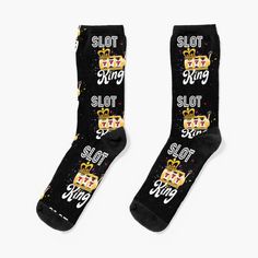 Super soft all-over printed knit socks with extra cushioning in the sole. Suitable for men and women. Slot Machine! You like to play in slot machines this outfit is the ideal to show your passion for slot machines. Make a match with your family, friends. The perfect gift for birthdays, holidays, Christmas, friends and family Gifts Couple, Christmas Friends, Matching Socks, Slot Machines, Gambling Gift, Couple Matching, Holidays Christmas, Slot Machine, Knit Socks