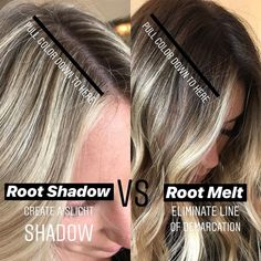 Shadow Roots Hair, Root Melt, Root Shadow, Hair Codes, Blonde Roots