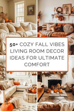 cozy fall vibes living room decor ideas for ultimate comfort