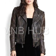 Top Seller for New Women Cafe Racer Moto Biker Distressed Brown Vintage Real Leather Jacket, women clothing Cafe Racer Moto, Cafe Racer Leather Jacket, Black Biker Jacket, Distressed Leather Jacket, Womens Black Leather Jacket, Real Leather Jacket, Brown Vintage, Vintage Leather Jacket, Lady Biker