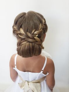 updo cute hairdos braids weddingomania bing pinnozze influenster Kids Updo Hairstyles, Wedding Hairstyles For Girls, Kids Hairstyles For Wedding, Cute Wedding Hairstyles