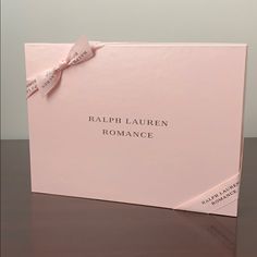 Brand New Ralph Lauren Pink Romance Box! And Pink Ribbon Items Not Included Selling Box And Pink Ribbon Only Ralph Lauren Coquette, Princess Diaries, Pink Gifts, Weird World, Pink Ribbon, Mom Gift, The Dreamers, Gifts For Mom, Vanity