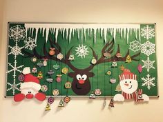 Christmas Board Decoration, Christmas Crafts For Preschoolers, Christmas Bulletin Boards, Classroom Christmas Decorations, Christmas Classroom Door, Crafts For Preschoolers, Christmas Bulletin, Christmas Crafts For Toddlers