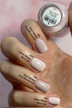 Love In The Bare Opi, Opi Bossa Nova Me Around, Spring Nails Neutral Shades, Dont Bossa Nova Me Around Gel, Cream Opi Nail Polish, Dont Bossa Nova Me Around Opi, Don’t Bossa Nova Me Around Opi Color, Natural Opi Colors, Dont Bossa Nova Me Around Opi Dip