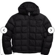 Mens Black Puffer Jacket, New With Tags. Black Hooded Puffer Jacket For Hiking, The North Face Black Hooded Jacket For Outdoor, Black The North Face Hooded Jacket For Outdoor, Black The North Face Sporty Puffer Jacket, Black Sporty The North Face Puffer Jacket, Black Sporty Puffer Jacket By The North Face, The North Face Black Hooded Puffer Jacket, Black Hooded Puffer Jacket By The North Face, The North Face Black Puffer Jacket For Outdoor Activities