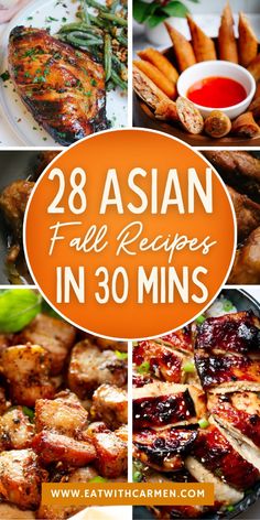 Explore the rich flavors of autumn with these 28 Asian Fall Recipes in 30 Minutes! Perfect for busy weeknights, these dishes bring together the best of fall ingredients and Asian cuisine, creating meals that are both cozy and exciting. Whether you need a quick vegetable side dish or a main course for a crowd, these recipes will impress. Save this pin to explore these easy and mouthwatering dishes! Asian Dishes For A Crowd, Fall Asian Recipes, Asian Potluck Ideas, Asian Recipes For A Crowd, Asian Food For A Crowd, Main Course For A Crowd, Fall Recipes For Dinner, Dinner Under 30 Minutes, Salpicao Recipe