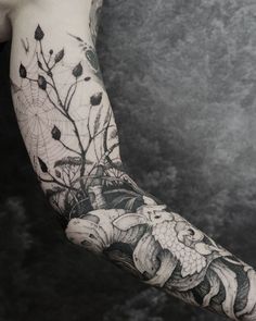 a person with a tattoo on their arm