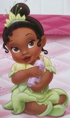 *TIANA Princess And The Frog, The Princess And The Frog, The Frog, The Princess, Green, Hair, Black