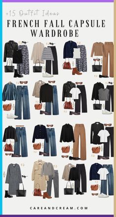 French Fall Fashion, French Fall Outfits, Layering Basics, French Capsule Wardrobe, French Clothing, Chic French Style, Capsule Wardrobe Essentials, Parisian Chic Style, Capsule Wardrobe Outfits