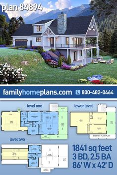 Info Brochure House In Hillside Plan, 3 Bedroom Ensuite House Plans, Walkout Basement Front Of House, Day Light Basement House Plans, Partial Walkout Basement House Plans, House Plans With Master Suite Loft, Simple Walkout Basement House Plans, Walkout Basement With Deck Above, Daylight Basement Floor Plans