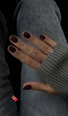 Season Nails, 2023 Aesthetic, Nails Brown, November Nails, Minimal Nails, Nails Winter, Feeling Pretty, Nails Christmas