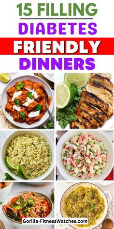 Discover 15 filling diabetes-friendly dinners that are healthy and delicious | diabetes-friendly recipes | healthy dinner ideas | filling diabetes meals | nutritious diabetes-friendly recipes | easy diabetic dinners | tasty diabetes meals | healthy eating ideas | diabetes dinner recipes | simple and filling meals | nutritious dinner ideas | healthy diabetic recipes | easy and delicious dinners | diabetes meal ideas | filling and healthy recipes | diabetes-friendly dinner collection Cheap Meals For Diabetics Families, Meals For Type 1 Diabetics, Ww Recipes For Diabetics, Easy Gestational Diabetics Dinner Ideas, Meal Prep For Diabetics Type 2 Recipes, Dinner Recipes For Diabetics Type 2, Dibectic Food Recipes Easy, Dnd Meals, Vegetarian Recipes For Diabetics