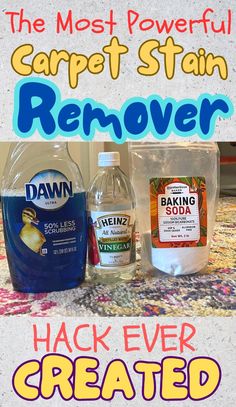 the most powerful carpet stain remover hack ever created