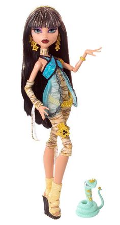 a doll with long black hair and blue eyes is standing in front of a white background