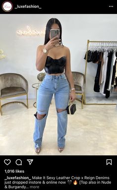 Jeans Club Outfit Night, Look Con Jeans Outfits, Club Outfits For Women Night Baddie, Bad And Boujee Outfits, Athleisure Outfits Summer, Outing Outfit, Classy Casual Outfits, Professional Outfits, Womens Casual Outfits