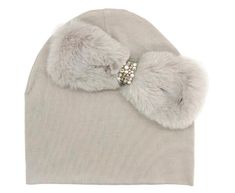 Be the snappiest baby around in this cute Silver Fur Bow Baby Hat! Its ultra-soft fur and adorable bow give it a sweet, cuddly look that will make everyone ooh and ahh! Baby Hat, Baby Bows, Baby Hats, Hats, Silver