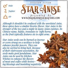 star anise recipe with instructions on how to use it