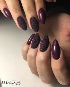 Ongles Gel Violet, Shellac Nails, Chic Nails, Purple Nails, Gorgeous Nails, Perfect Nails