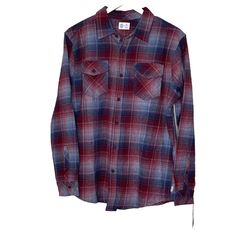 Nwt Hurley Men’s Long Sleeve Flannel Shirt Blue Red Button Up Size Medium *Please Review Photos Prior To Purchase! Measurements: Busts: 44'' Sleeve Length: 32'' Length: 30'' **Measurements Are Approximate Keywords: Flannel, Blue, Buttonup * Note Items From My Store Our Sourced From Various Locations And Most Types Are Sold In The Following Conditions: New, New Without Tags, Liquidation Preowned And Vintage. Items Are Looked Over And We Try To Note Any Flaws. Sometime They May Be Missed Please Re Red Flannel Shirt With Button Closure, Red Flannel Shirt With Buttons, Casual Red Flannel Shirt With Buttons, Red Flannel Collared Shirt, Casual Red Flannel Shirt, Red Collared Flannel Shirt With Buttons, Red Flannel Shirt, Nike Tennis Dress, Button Down Shirt Mens