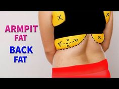 5 Simple Exercise to burn Back & Armpit Fat - YouTube Back Fat Workout No Equipment, Under Arm Fat, Bra Fat Workout, Arm Fat Exercises, Armpit Fat Workout, Simple Exercise, Lose Arm Fat