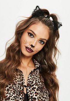 Black Cat Makeup, Cat Face Makeup, Kitty Face Paint, Halloweenský Makeup